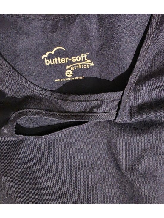 Other - Butter Super Soft Women's XL Navy Blue Stretch Scrubs